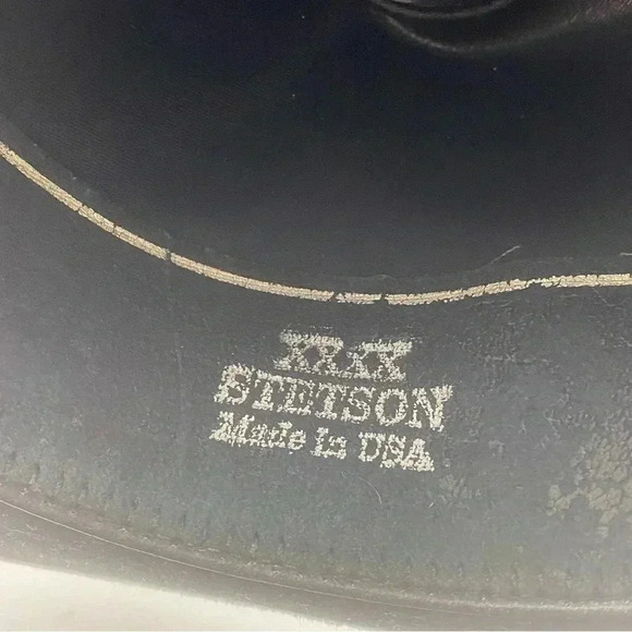 Stetson Diamond Jim Gun Club Hat fur felt size 7 western hunting rodeo - Picture 6 of 9